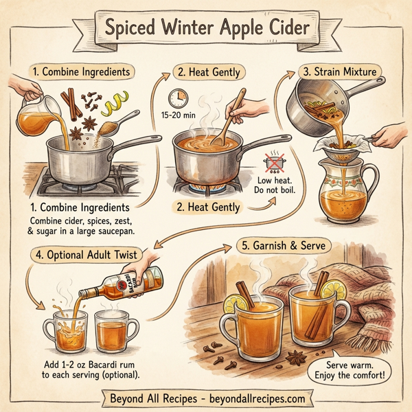 Spiced Winter Apple Cider instructions