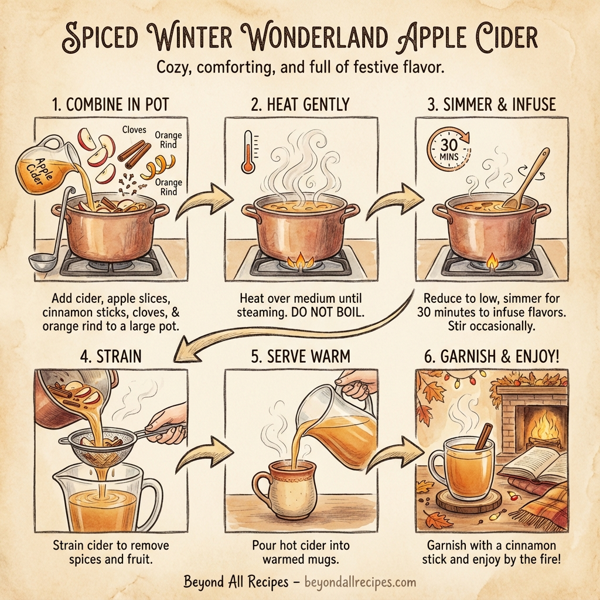 Spiced Winter Wonderland Apple Cider instructions