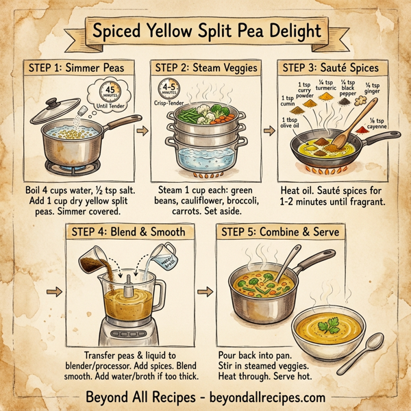 Spiced Yellow Split Pea Delight instructions