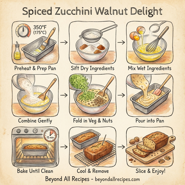 Spiced Zucchini Walnut Delight instructions