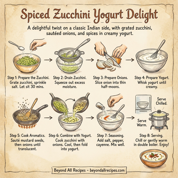Spiced Zucchini Yogurt Delight instructions