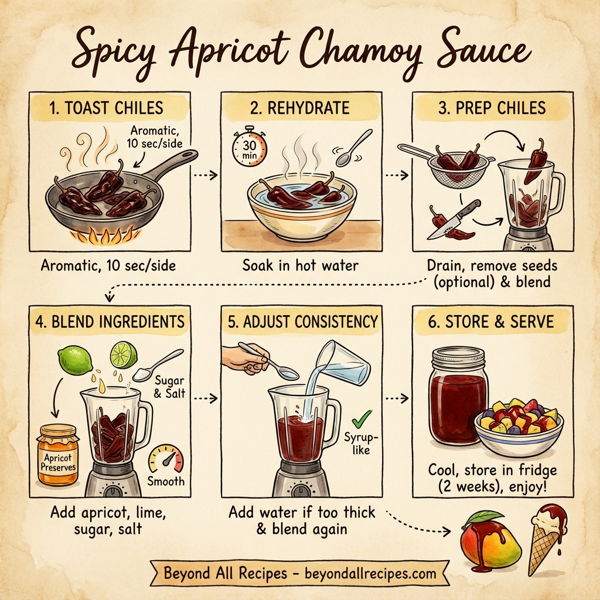 Spicy Apricot Chamoy Sauce instructions