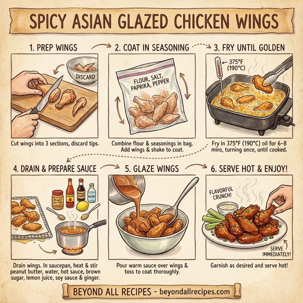 Spicy Asian Glazed Chicken Wings instructions