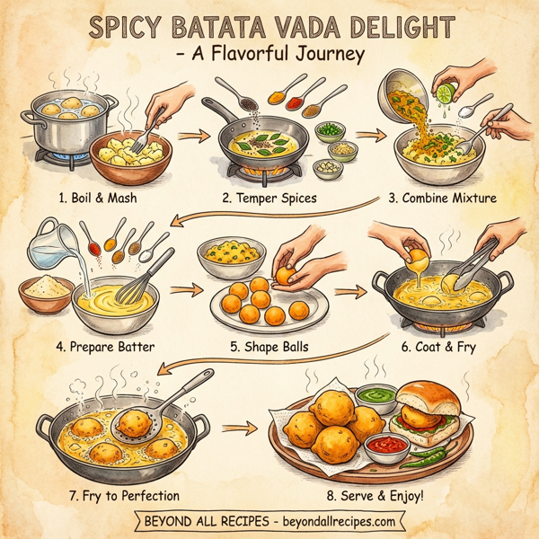 Spicy Batata Vada Delight instructions
