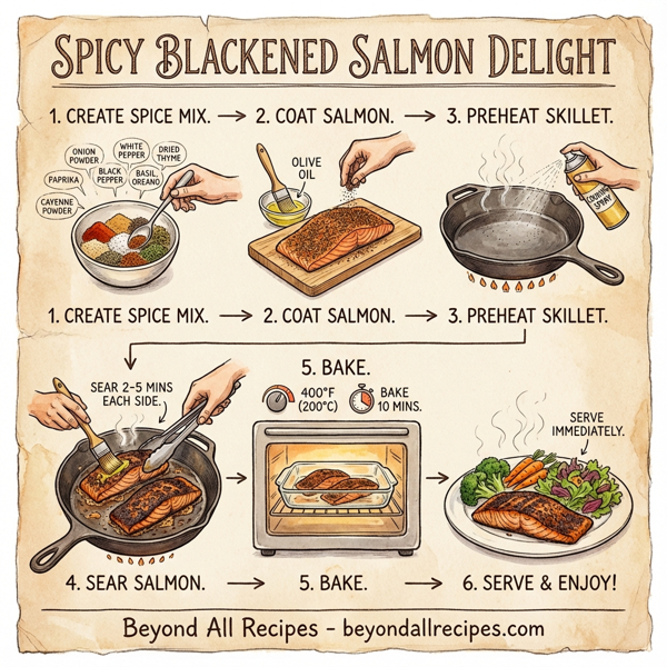 Spicy Blackened Salmon Delight instructions