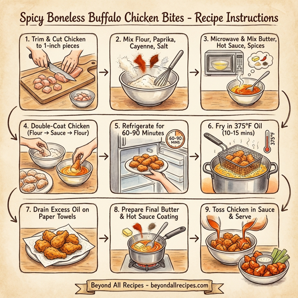 Spicy Boneless Buffalo Chicken Bites instructions