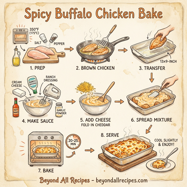 Spicy Buffalo Chicken Bake instructions