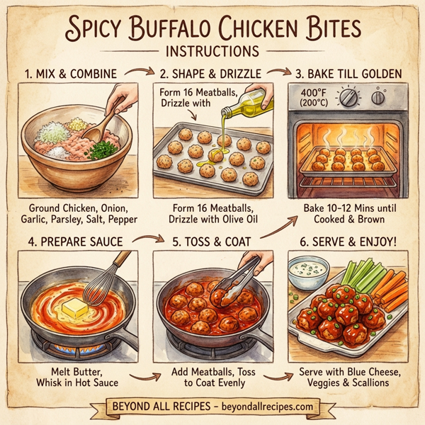 Spicy Buffalo Chicken Bites instructions