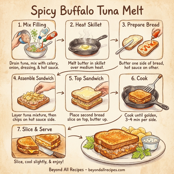 Spicy Buffalo Tuna Melt instructions