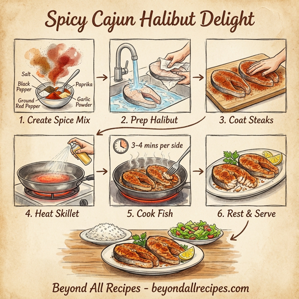 Spicy Cajun Halibut Delight instructions