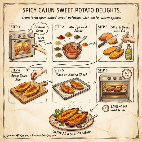 Spicy Cajun Sweet Potato Delights instructions