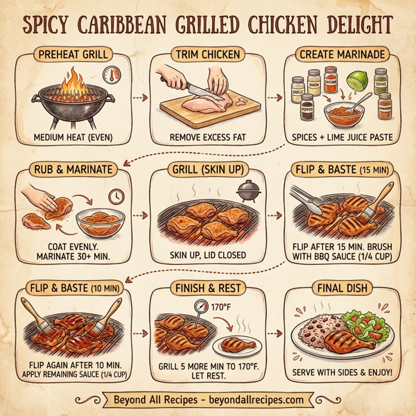 Spicy Caribbean Grilled Chicken Delight instructions