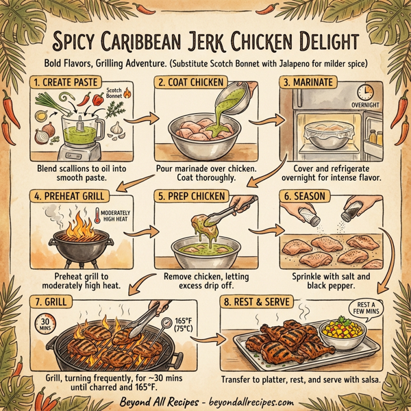 Spicy Caribbean Jerk Chicken Delight instructions