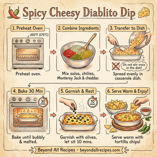 Spicy Cheesy Diablito Dip instructions