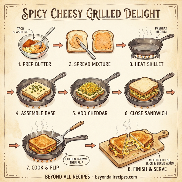 Spicy Cheesy Grilled Delight instructions
