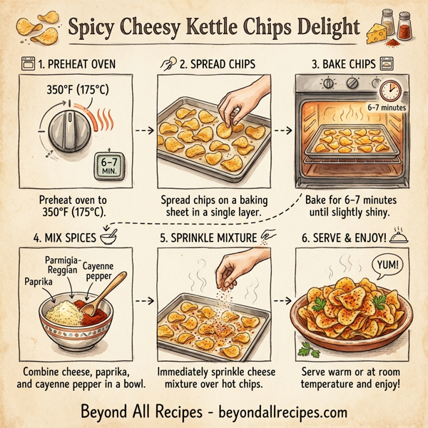 Spicy Cheesy Kettle Chips Delight instructions
