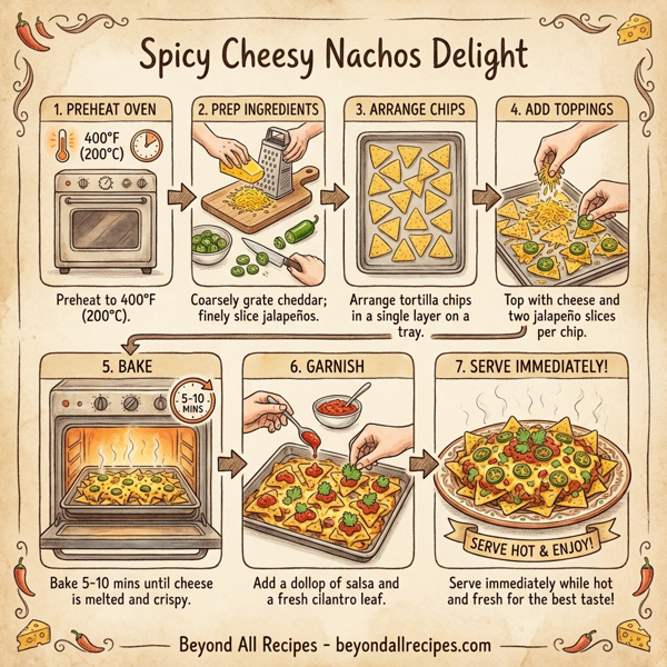 Spicy Cheesy Nachos Delight instructions