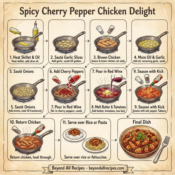 Spicy Cherry Pepper Chicken Delight instructions