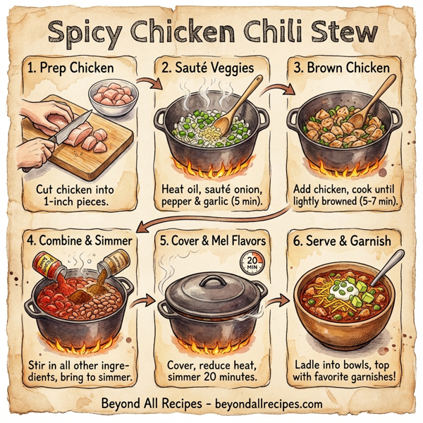 Spicy Chicken Chili Stew instructions
