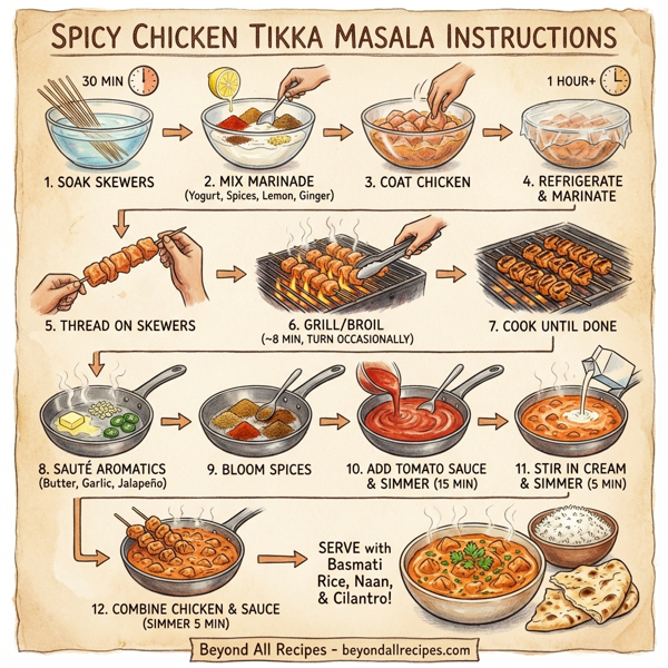 Spicy Chicken Tikka Masala instructions