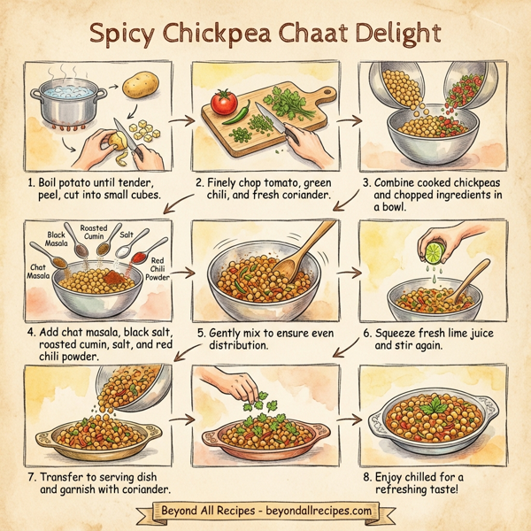 Spicy Chickpea Chaat Delight instructions