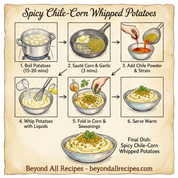 Spicy Chile-Corn Whipped Potatoes instructions