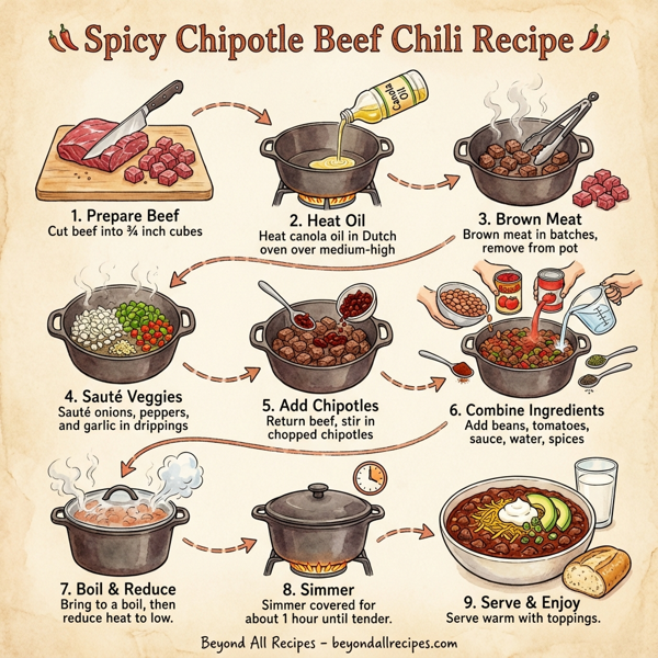 Spicy Chipotle Beef Chili instructions