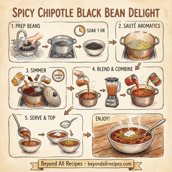 Spicy Chipotle Black Bean Delight instructions