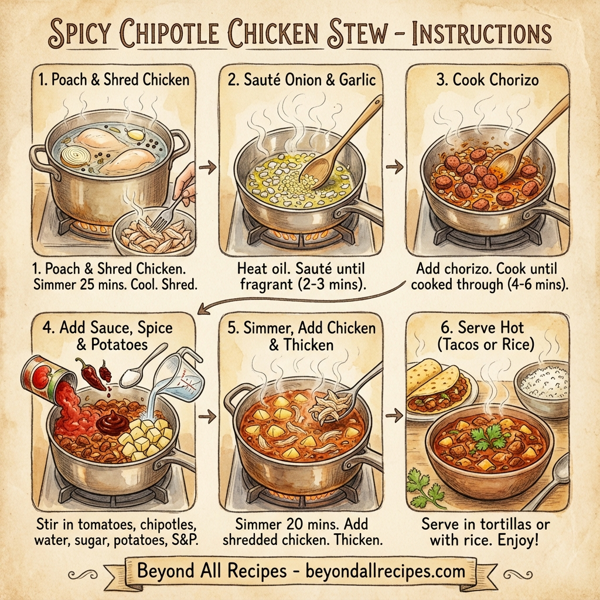 Spicy Chipotle Chicken Stew instructions