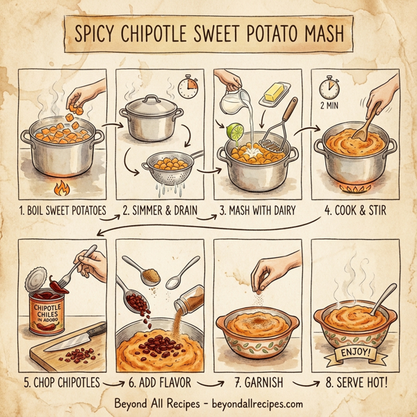 Spicy Chipotle Sweet Potato Mash instructions