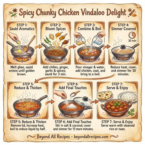 Spicy Chunky Chicken Vindaloo Delight instructions
