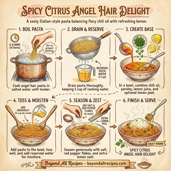 Spicy Citrus Angel Hair Delight instructions