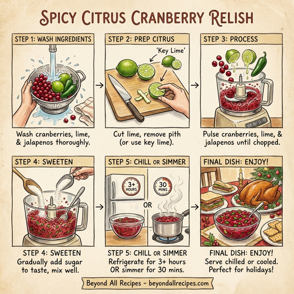 Spicy Citrus Cranberry Relish instructions