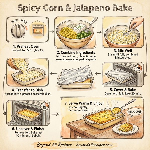 Spicy Corn & Jalapeno Bake instructions