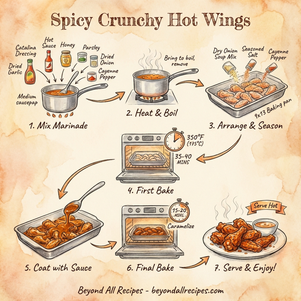 Spicy Crunchy Hot Wings instructions