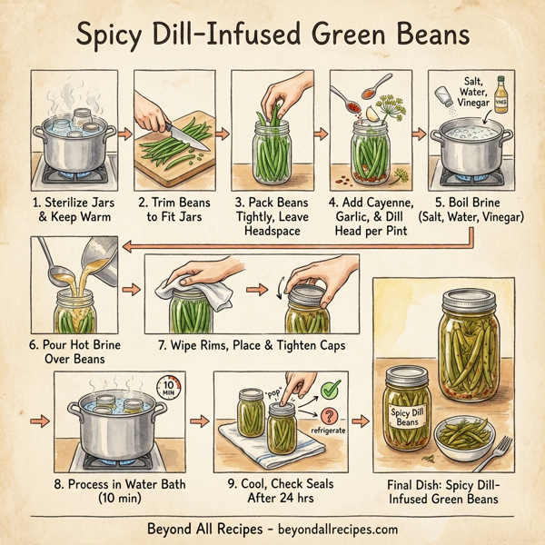 Spicy Dill-Infused Green Beans instructions