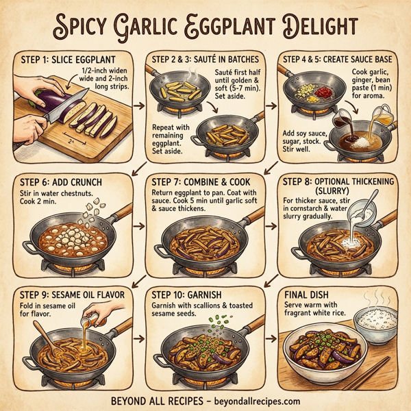 Spicy Garlic Eggplant Delight instructions