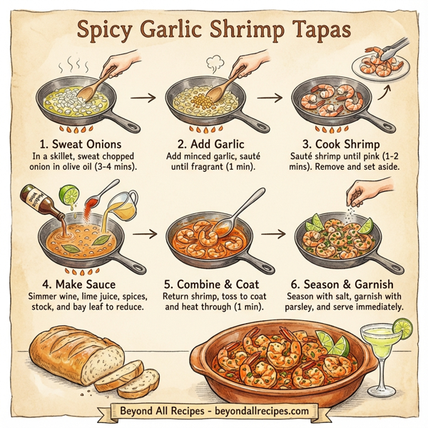Spicy Garlic Shrimp Tapas instructions