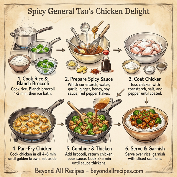 Spicy General Tso's Chicken Delight instructions