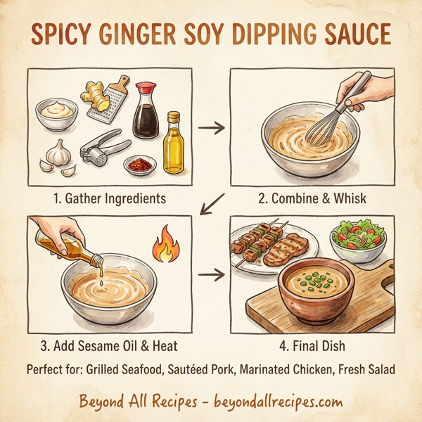 Spicy Ginger Soy Dipping Sauce instructions