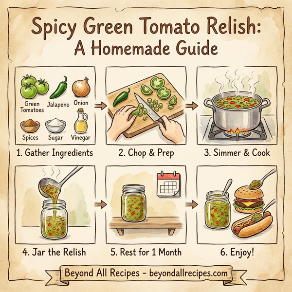 Spicy Green Tomato Relish instructions
