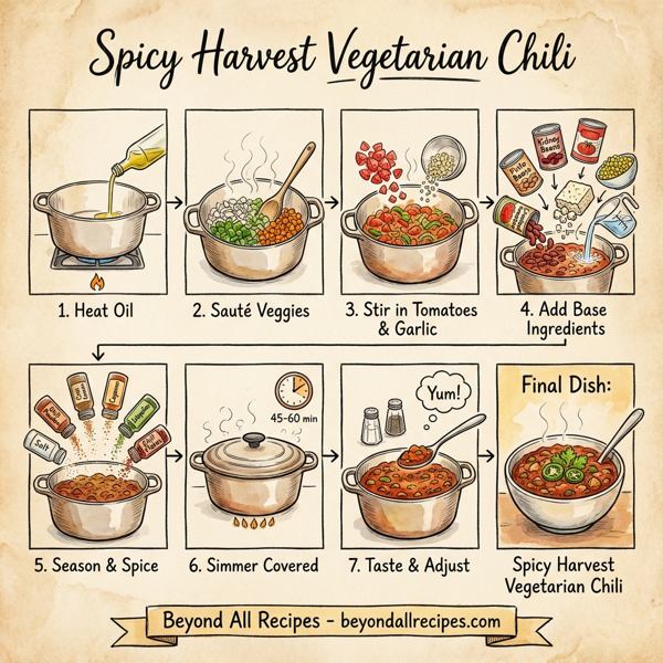 Spicy Harvest Vegetarian Chili instructions