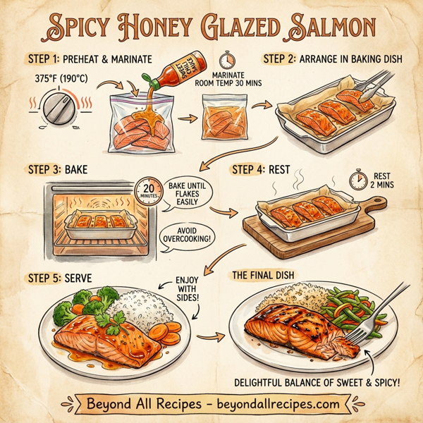 Spicy Honey Glazed Salmon instructions