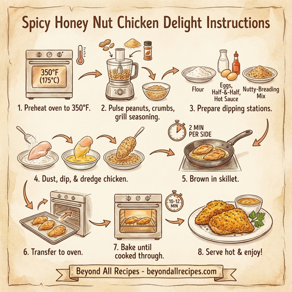 Spicy Honey Nut Chicken Delight instructions