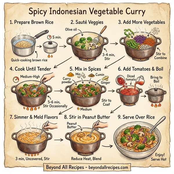 Spicy Indonesian Vegetable Curry instructions