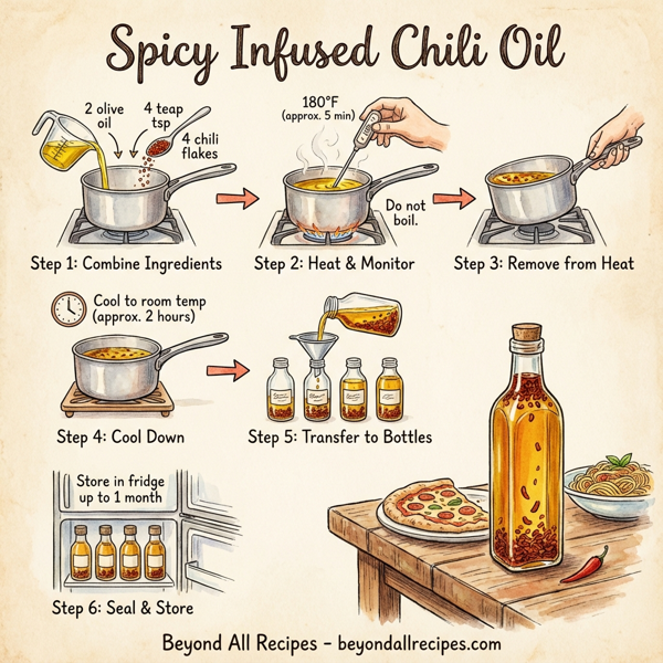 Spicy Infused Chili Oil instructions