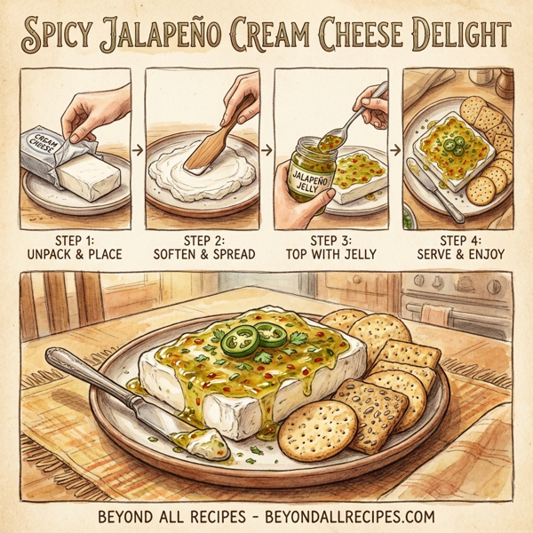 Spicy Jalapeno Cream Cheese Delight instructions