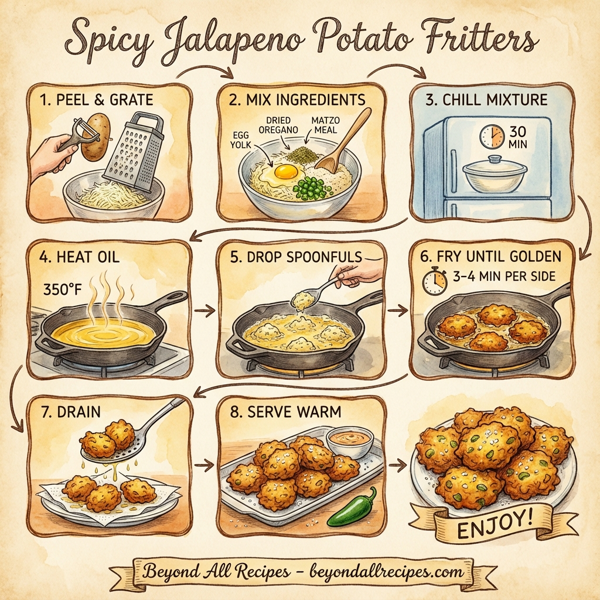 Spicy Jalapeno Potato Fritters instructions