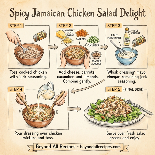 Spicy Jamaican Chicken Salad Delight instructions