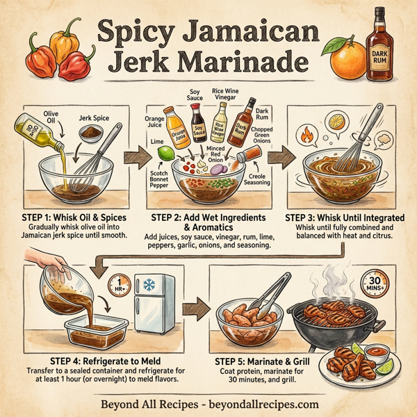 Spicy Jamaican Jerk Marinade instructions
